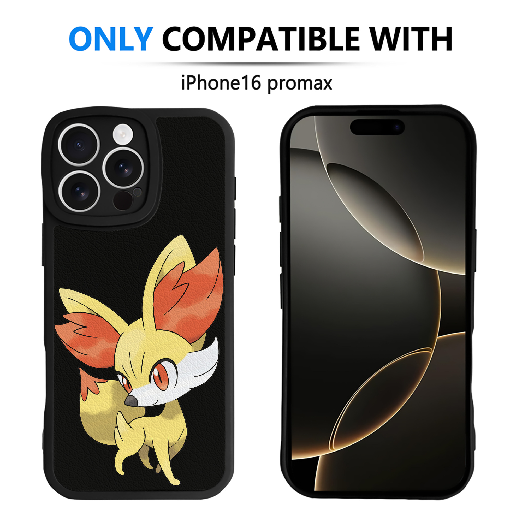 （画像用） ポケットモンスター Pokémon 【iPhone 16シリーズ対応】シリコンスマホケース（レザー調） 材質：シリコン